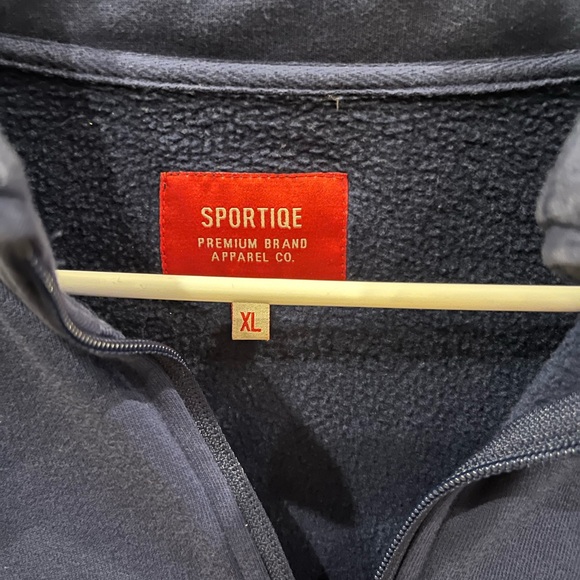 Navy Texas Rangers Quarter-Zip Pullover - Picture 3 of 3